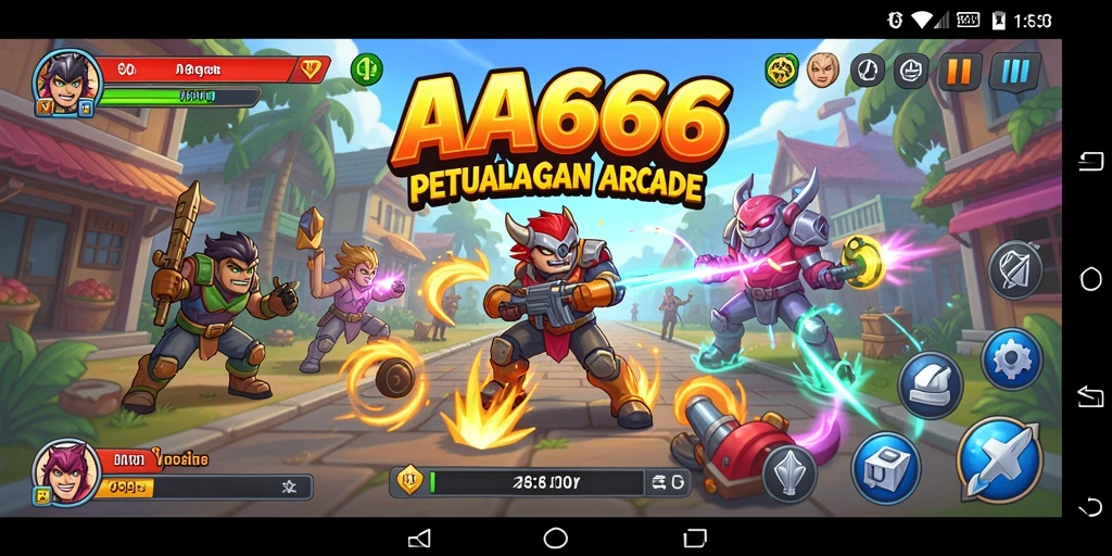 Gameplay menegangkan dan seru di AA666.