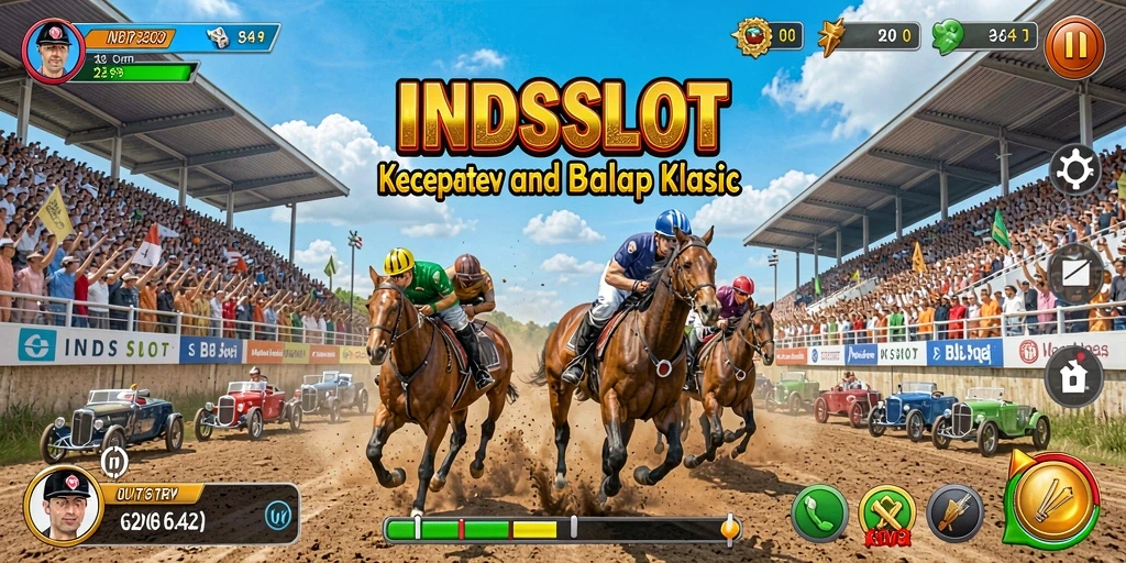 Tampilan gameplay Racing yang mendebarkan dan penuh aksi.