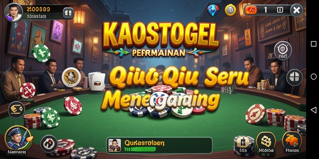 Screenshot gameplay QiuQiu KAOSTOGEL yang menarik.