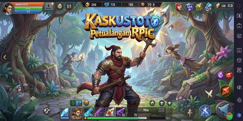 Gameplay menakjubkan KASKUSTOTO dalam dunia RPG yang luas.