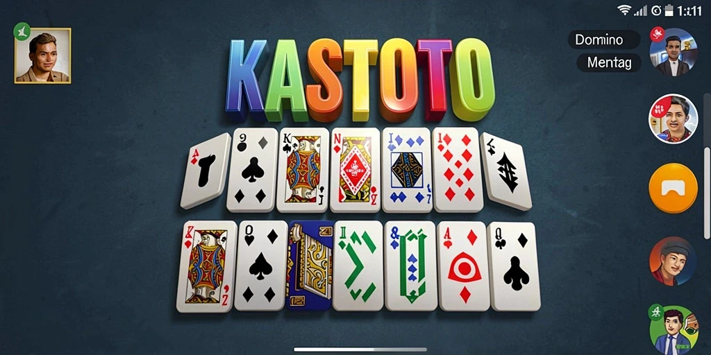 Tampilan gameplay KASTOTO yang menarik dan interaktif.