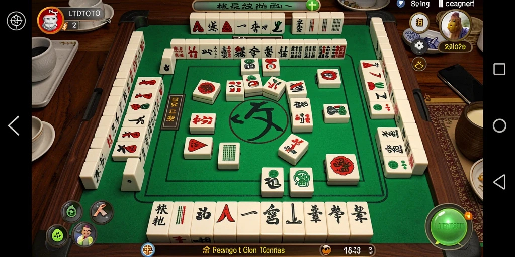 Screenshot LTDTOTO yang menampilkan gameplay Mahjong yang seru dan menantang.