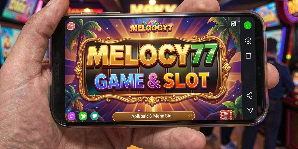 Tampilan gameplay MELODY77 yang penuh warna dan menarik.