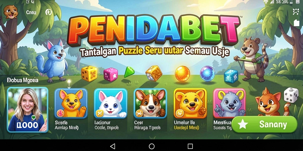 Tampilan gameplay menarik dari PENIDABET dengan tantangan Puzzle.