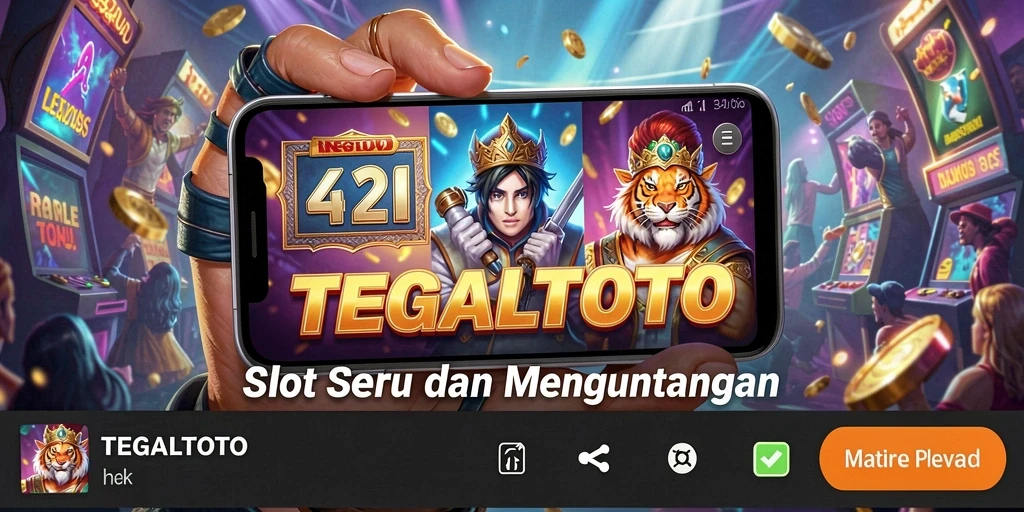 Tampilan gameplay TEGALTOTO yang menegangkan dan mengasyikkan.