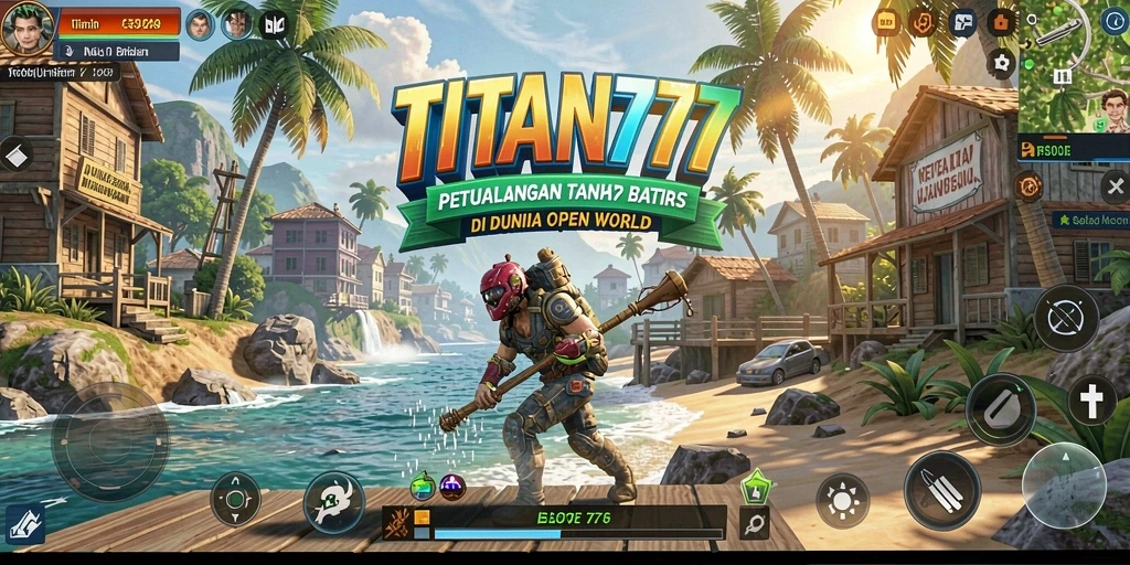 Tampilan gameplay <strong>TITAN777</strong> yang memukau di dunia Open World.